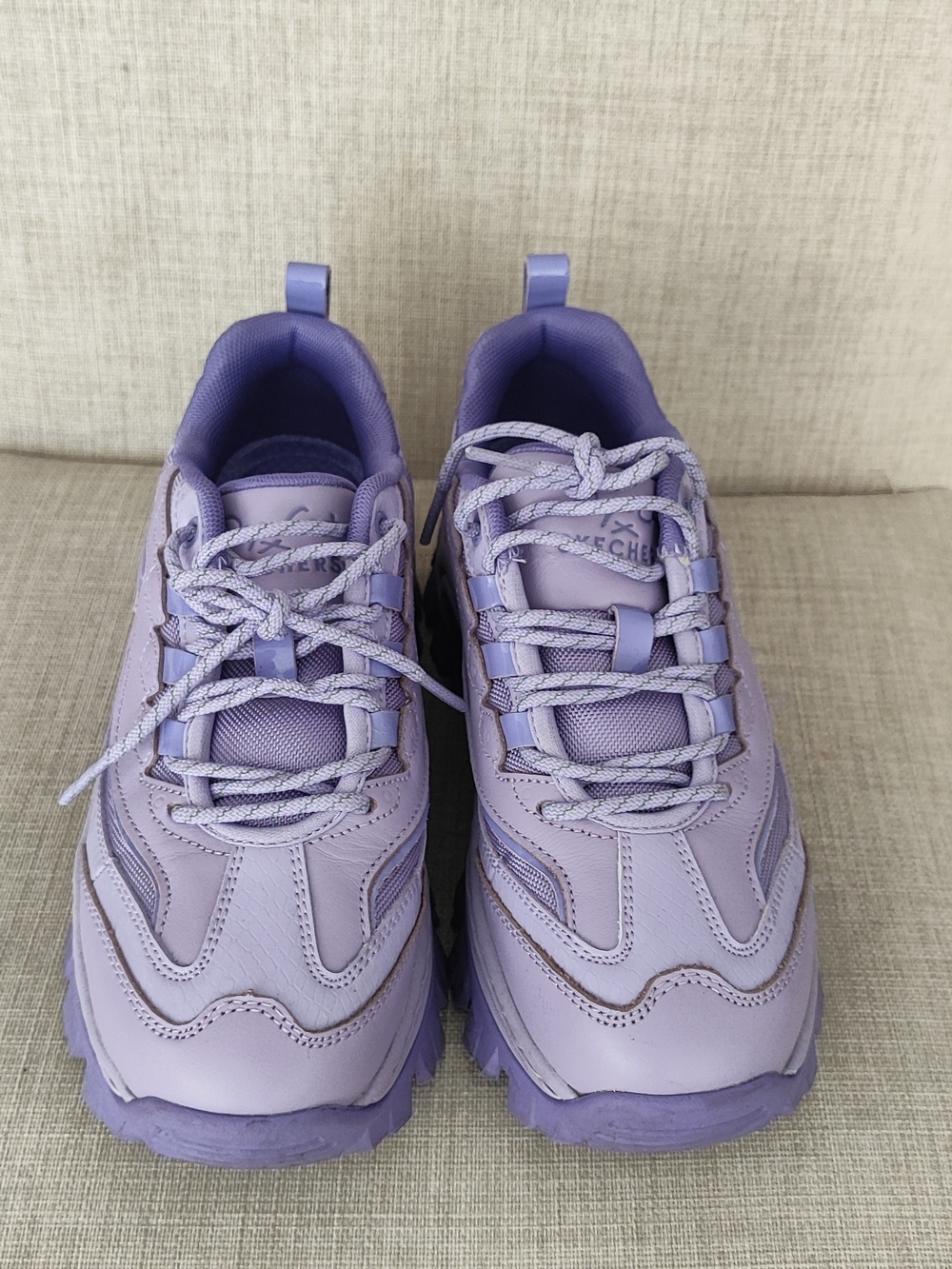 Skechers Lilac Women's Chunky Trail Sneakers